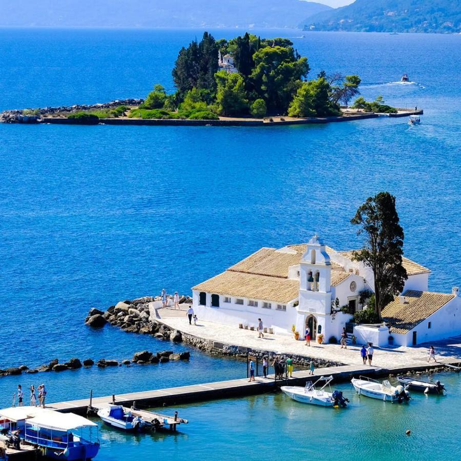 Spiros Corfu Apartment Kanálion Exteriör bild